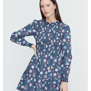 Hill House Mini Blue Floral Dress